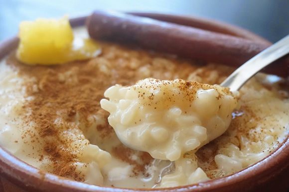 Arroz con leche.