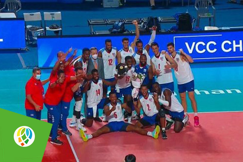Cuba derrota a Turquía y está otra vez en la élite del voleibol mundial