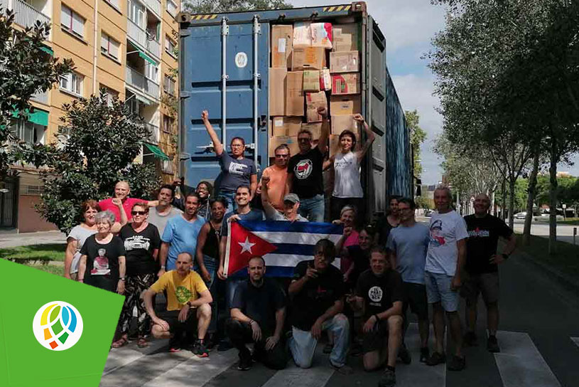 Parte hacia Cuba contenedor solidario desde Cataluña (+Fotos)