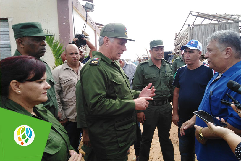 Díaz-Canel en Pinar del Río: "Unir voluntades para resarcir daños"