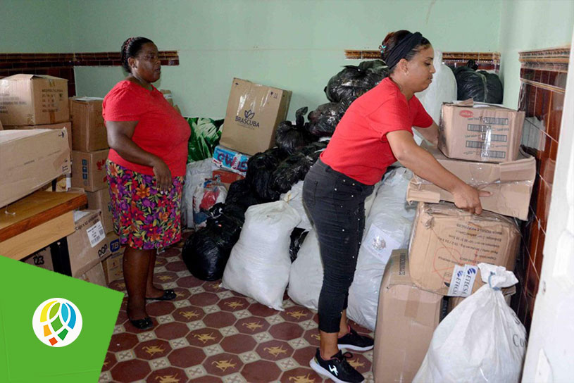 Donativo de la UJC: con todas las manos por Pinar del Río