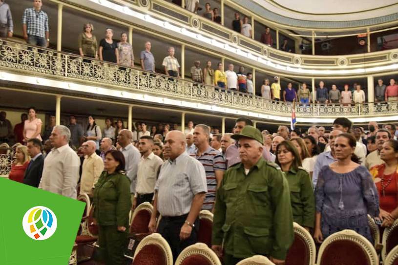 Presente Díaz -Canel en Claustro Solemne en Pinar del Río