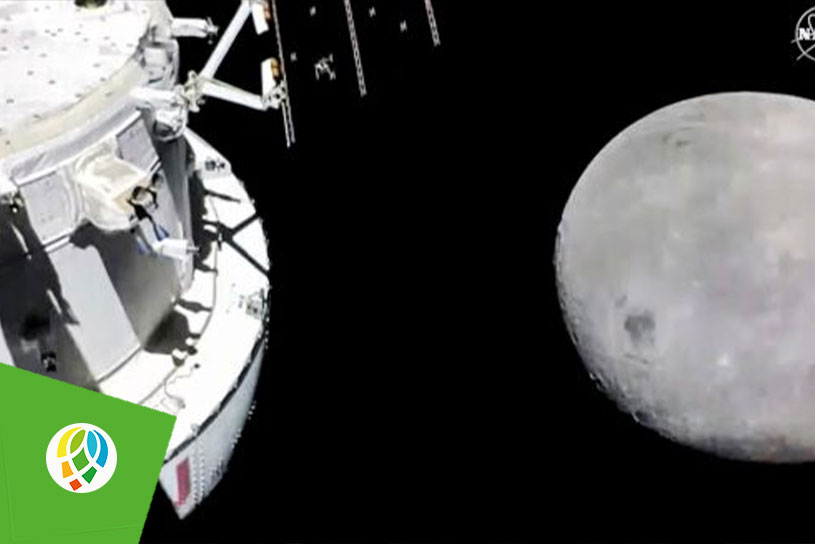 Nave espacial Orion alcanza la Luna con éxito