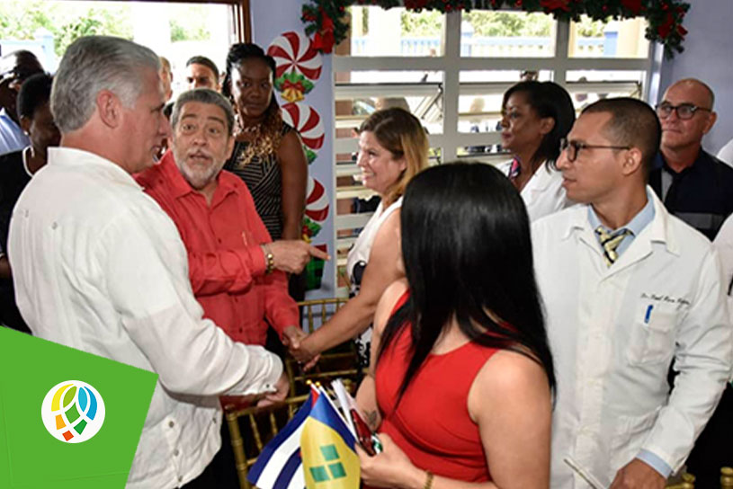 Continúa este domingo programa del presidente Díaz-Canel en San Vicente y las Granadinas