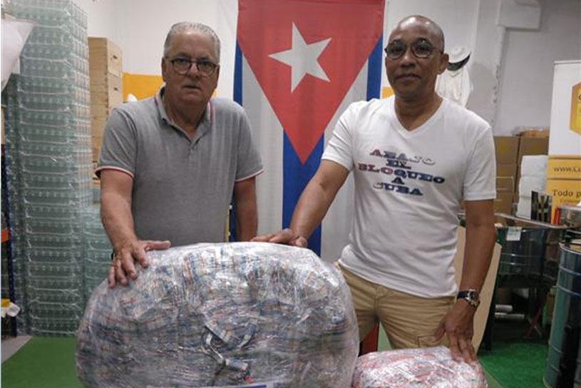 Continúan envíos solidarios hacia Cuba desde España