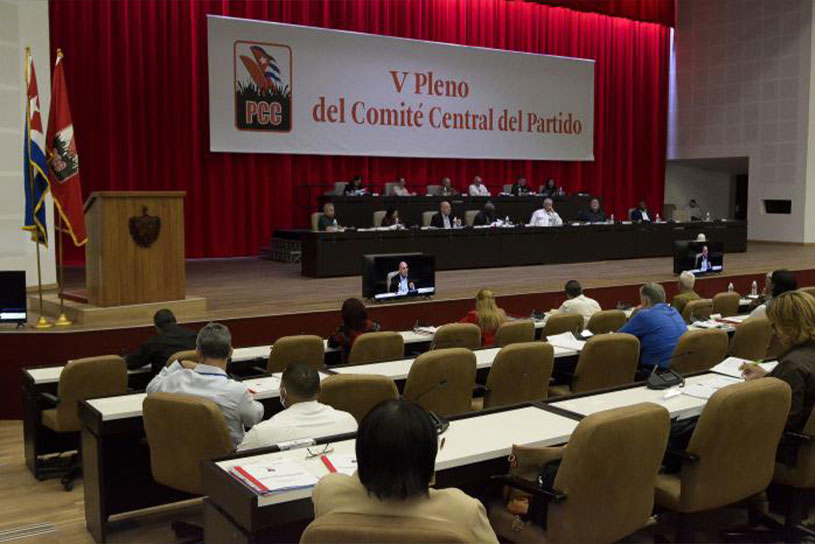 Concluye hoy V Pleno del Comité Central del Partido