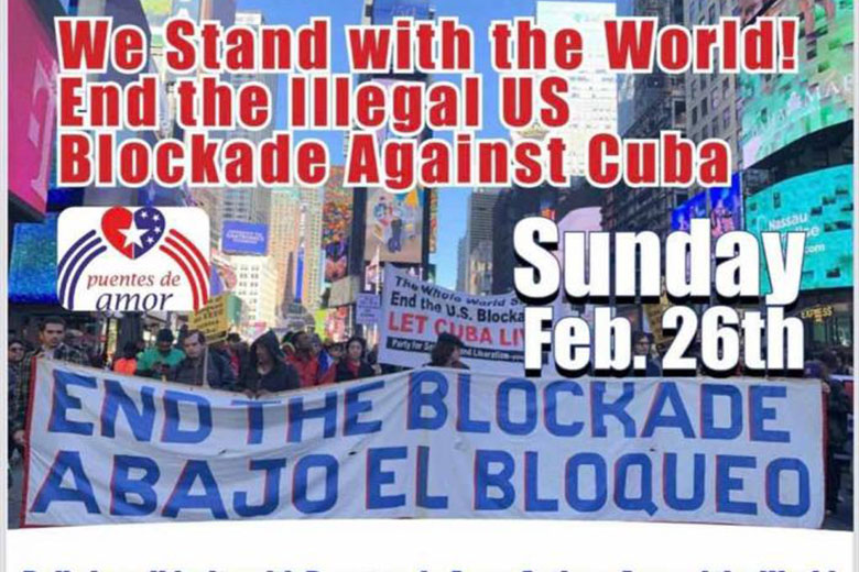 Agradece Presidente cubano a amigos y connacionales en el exterior su solidaridad y condena al bloqueo