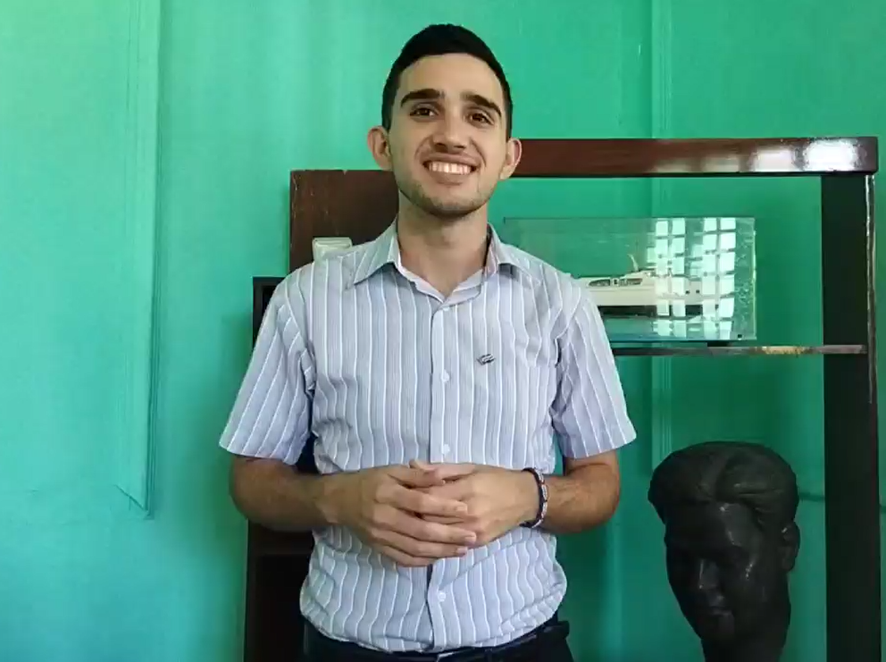 Presidente de la FEU de Cuba envía mensaje a universitarios pinareños por el inicio del curso escolar.