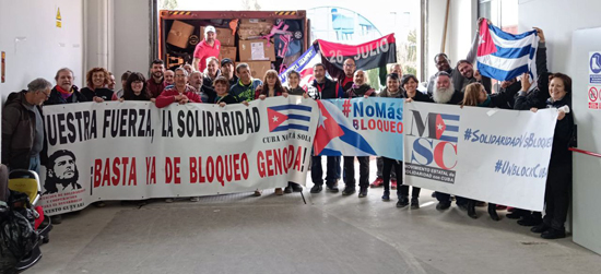La solidaridad reafirma el apoyo a Cuba