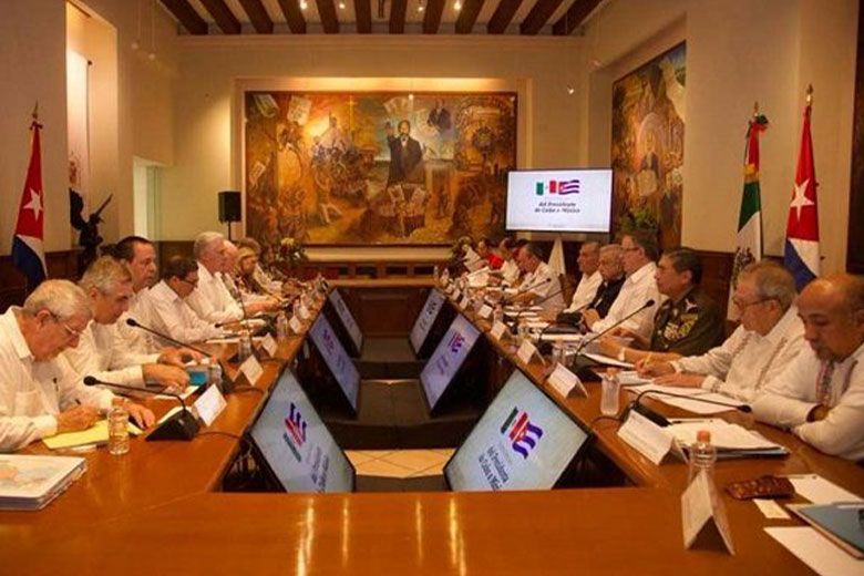 Concluye agenda del presidente cubano en Campeche con reunión de delegaciones oficiales (+ Comunicado)