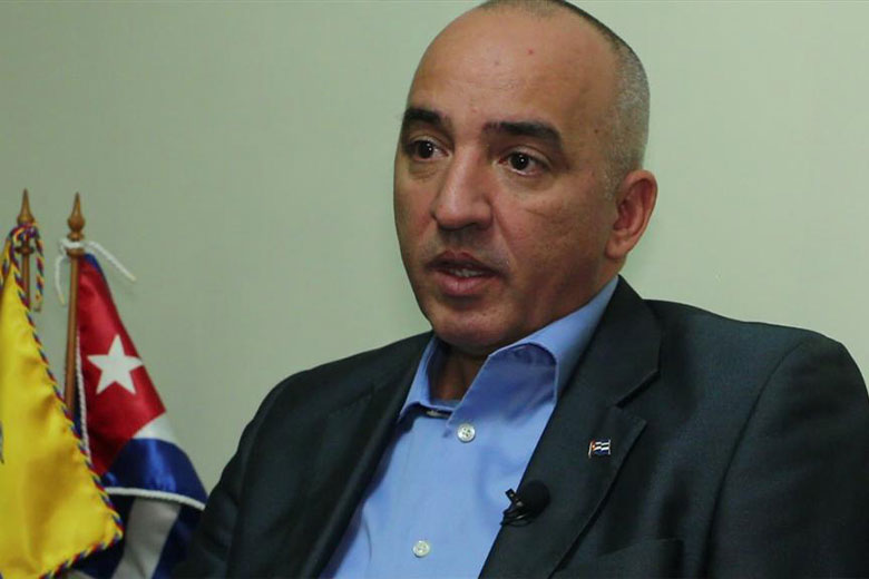 El director general de Asuntos Consulares y Atención a Cubanos Residentes en el Exterior de la Cancillería de la nación caribeña, Ernesto Soberón