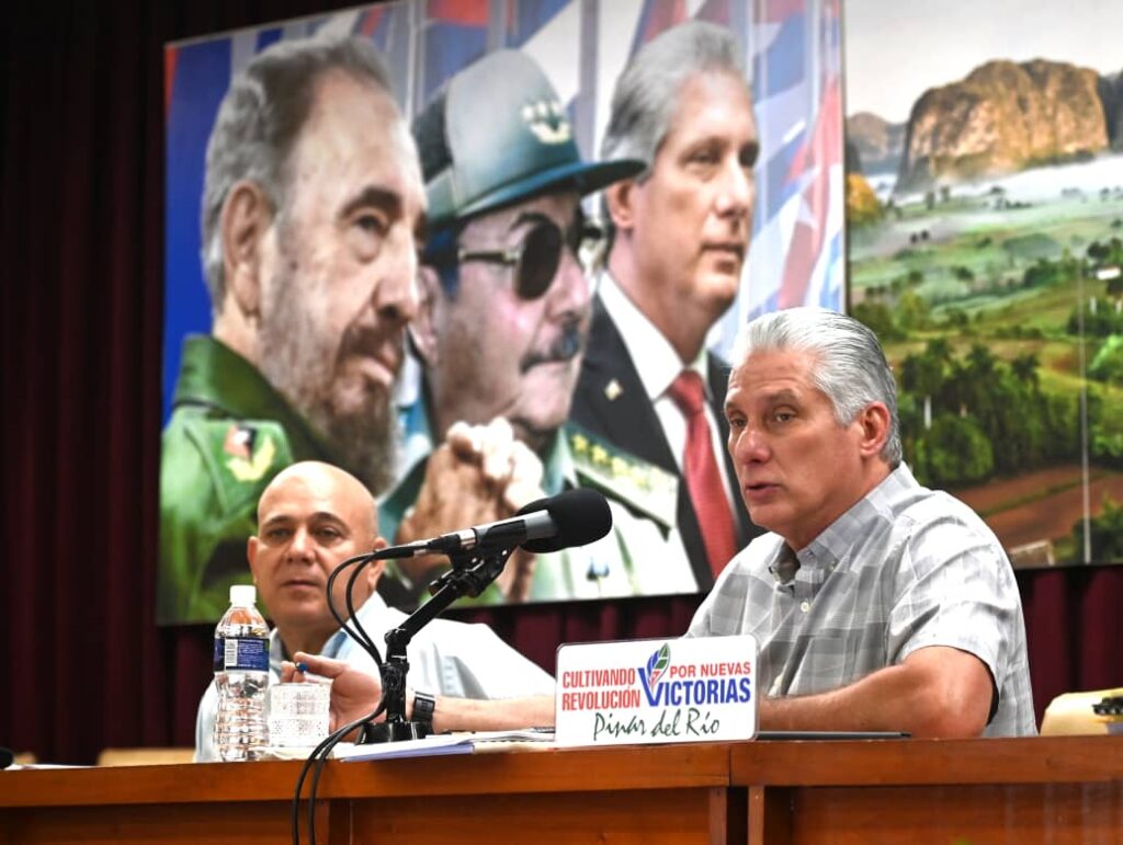 Diaz-Canel y Morales Ojeda