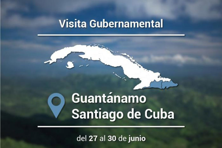 Presidente cubano se suma a visita gubernamental en Santiago de Cuba y Guantánamo