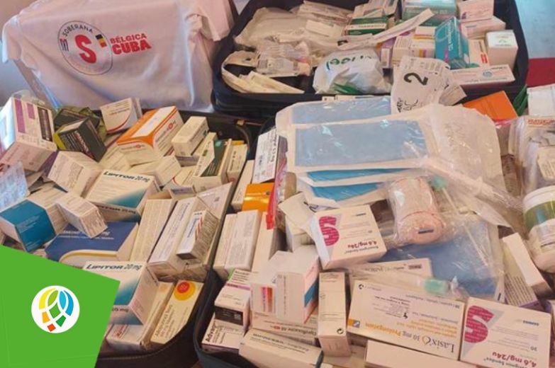 El proyecto humanitario belga Cuba Soberana continúa con el envío de medicamentos para apoyar a centros sociales y de salud