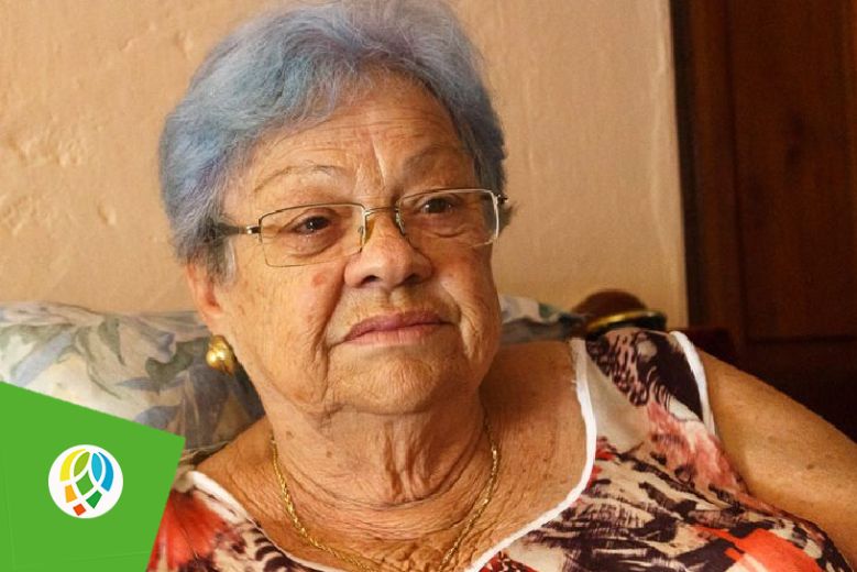 María Antonia Suárez Sisto, una de las cino cubanas que recibió de manos del Presidente de la República Miguel Díaz Canel Bermúdez la Orden Mariana Grajales