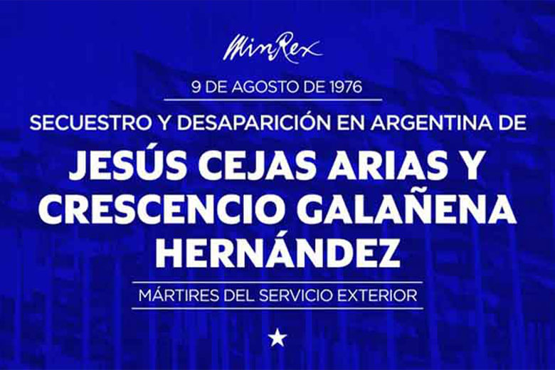 Recuerdan a cubanos víctimas del terrorismo de Estado en Argentina