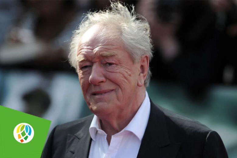 El famoso actor británico-irlandés Michael Gambon durante el estreno mundial de “Harry Potter y las reliquias de la muerte”, en Londres, julio de 2011.