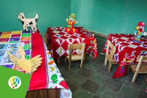 Casita infantil Arroceritos del Futuro, inaugurada en saludo al aniversario 65 del triunfo de la Revolución cubana, en Los Palacios