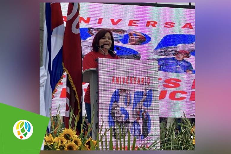 Intervención de Yamilé Ramos Cordero, miembro del Comité Central del Partido y primera secretaria en la provincia de Pinar del Río, en el Acto Provincial por el Aniversario 65 del Triunfo de la Revolución