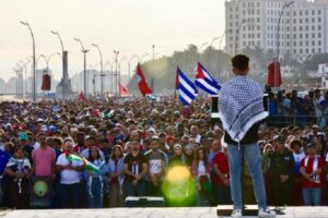 Cuba, desde siempre, ha mantenido inalienable su compromiso con las causas justas, entre ellas la de los civiles que tanto sufren y cuyos derechos son vulnerados, como ocurre desde octubre pasado en Palestina